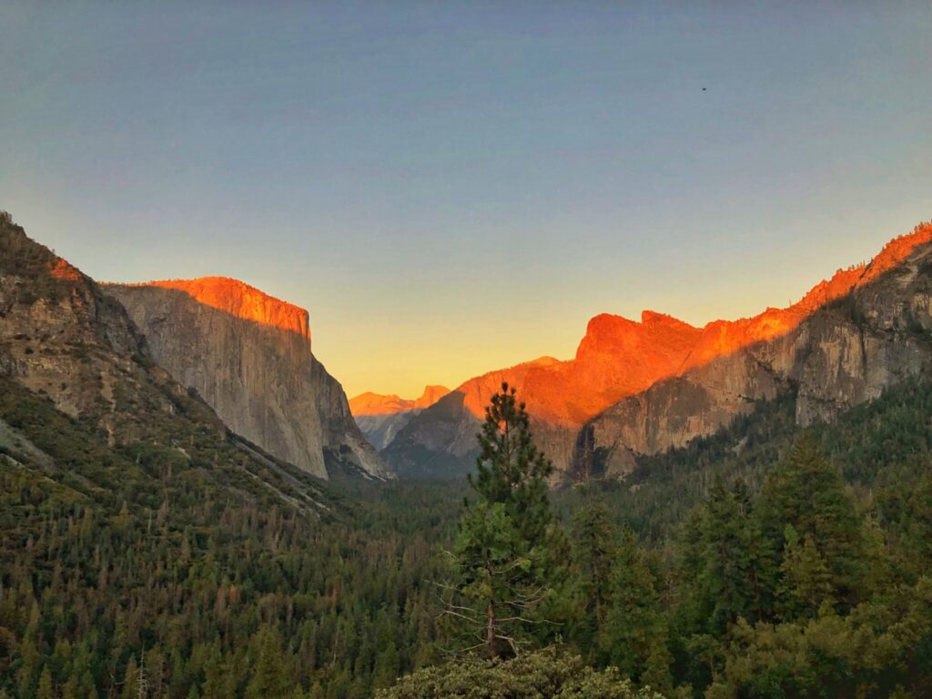 cost to visit Yosemite — Yosemite Valley view with El Capitan and Bridalveil Fall